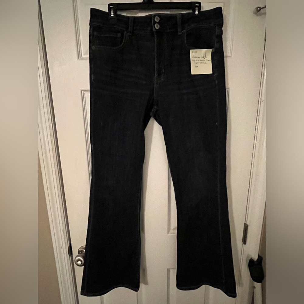 American Eagle high-rise artist flare 14 R